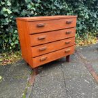 Teak Mid Century Ladekast , Jaren 60 thumbnail 4