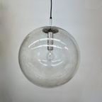 Large Limburg Glashütte Hanging Lamp Globe 1970S Germany thumbnail 8