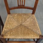 Set Van 4 Verbluffend Mooie 19e Eeuwse Antieke Engelse Eetkamerstoelen Met Rieten Zitting thumbnail 11