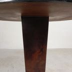 Art Deco Stijl Tafel Met Verschillende Soorten Ingelegd Hout thumbnail 13