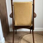 Vintage Design Stoel Met Velours Bekleding thumbnail 19