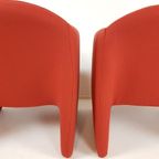 Artifort Ben’s Steenrood / Donker Oranje Fauteuils Ploegstof thumbnail 13