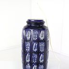 West Germany Vloerlamp Keramiek 942-45 Blauw Vintage thumbnail 9