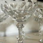 5x Vintage Kristalglas Champagnecoupes thumbnail 5