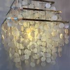 Vintage Xxxl Capiz Schelpen Lamp Hanglamp Opaline Parelmoer Vintage thumbnail 18