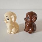 2 Celluloid Beeldjes Hondjes Antiek Speelgoed thumbnail 6