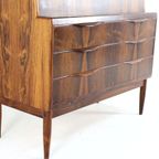 Erling Torvits Voor Klim Møbelfabrik Palissander Secretaire Bureau Kast Vintage Deens thumbnail 17