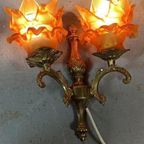 Set Van 2 Antieke Frans Louis Xv Stijl Wandlampen thumbnail 7