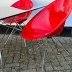 Kartell Glossy Dining Table With 4 Eros Chairs thumbnail 11