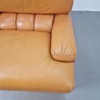 Vintage Fauteuil Leer Cognac '60 Mid Century Lounge Japandi thumbnail 8