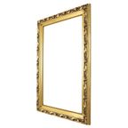 Antieke Grenenhouten Barok Stijl Lijst Schilderij Bladgoud 101cm thumbnail 10