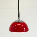 Space Age Hanglamp Van Cosack Leuchten In Rood thumbnail 9