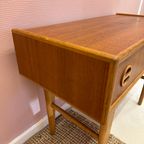 1950's Swedish Mid-century Teak Side Table / Hall Cabinet thumbnail 2