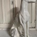 Groot Italiaans Design Beeld, Greyhound, 74Cm Hoog, Vintage thumbnail 3