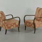 1950’S Swedish Modern Set Of 2 Sculptural Armchairs thumbnail 2