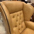 Showroommodel The Dundee Chesterfield Fauteuil In Honing Vintage Leder thumbnail 4