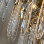 Vintage Luxueuze Art Deco Stijl 80’S Kristallen Kroonluchter thumbnail 9