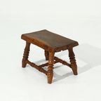 Alpine Chic Rustic Plant Or Side Table 1950S thumbnail 8
