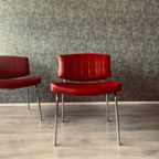 2X Vintage Conseil Chairs By Pierre Gauriche For Meurop,Ca60 thumbnail 17