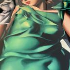 Tamara De Lempicka, Young Woman In Green (young Woman With Gloves), Ca. 1931 thumbnail 6