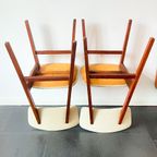 Vintage Stoelen Simpla-lux - Set Van 2- Nederlands Ontwerp - Hout, Kunstleer - Jaren 60/70 thumbnail 6