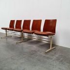 Teak Plywood Vintage Industrieel Retro Kerkbank 60S Design thumbnail 15