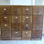 Grote Oude Buffet Vitrine School Museum Winkel Kast thumbnail 16