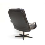 Stijlvolle Vintage Leren Fauteuil Gemaakt In De Jaren '70 thumbnail 6