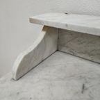 Vintage Antiek Dressoir Commode Ladekast Badkamermeubel Met Marmer Blad 701 thumbnail 10