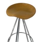 Pepe Cortes - Amat Jamaica - Industrial Vintage Bar Stool - Wooden Seat -Multiple In Stock! thumbnail 5