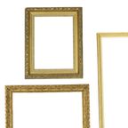 Set Van 3 Vintage Gouden Lijsten Kaders Klassieke Stijl thumbnail 3
