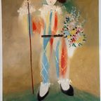 Pablo Picasso (1881-1973), Le Petit Pierrot Aux Fleurs, 1923 thumbnail 2