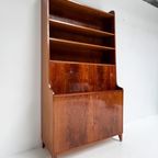 Mahoniehouten Boekenkast/ Secretaire Uit Denemarken, 1960’S thumbnail 6