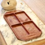 Vintage Teakhouten Aperitiefblad thumbnail 5