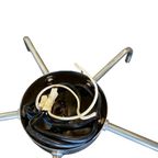 Vintage Chromen Cascade Luster / Hanglamp Met 5 Bollen thumbnail 5