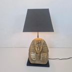 Hollywood Regency Tafel Lamp Farao Deknudt Jansen Stijl thumbnail 2