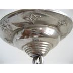Art Deco Hanglamp Met Mat Glazen Bol thumbnail 8