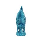 Vintage Chinees Geglazuurd Keramiek Turquoise Haan Kip Beeld Sculptuur thumbnail 6