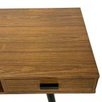 Vintage Bureau Werkplek Compact Jaren 70 Plak Fineer thumbnail 13