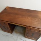 Vintage Eiken Bureau Amsterdamse School thumbnail 7