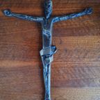 Bronzen Jezus Beeld Voor Aan De Muur (of Een Stuk Hout :-) ) thumbnail 9