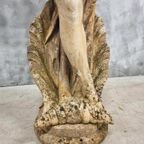 Oud Stenen Tuinbeeld Franse Sculptuur 175 Cm Hoog thumbnail 8