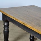 Grenen Boeren Tafel Met Oud Blad thumbnail 7