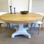 Prachtige Grote Ronde Mango Eettafel 140 Cm thumbnail 14