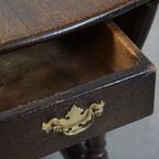 Zeer Mooie Antieke Eikenhouten Engelse Gateleg Tafel Met Een Uitmuntend Patina thumbnail 17