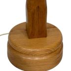Vintage Pinewood Grenen Tafellamp Gedraaid Jaren 70 Design thumbnail 21