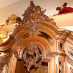 Grote Luikse Deux Corps Vitrinekast. thumbnail 5