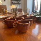 Vintage Brown Espresso Cups - Fina thumbnail 2