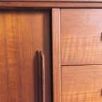 Vintage Deens Teak Houten Dressoir Credenza Sideboard thumbnail 8