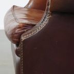 Vintage Schapenleren Oorfauteuil Met Een Heerlijk Zitcomfort En Een Mooi Patina thumbnail 15